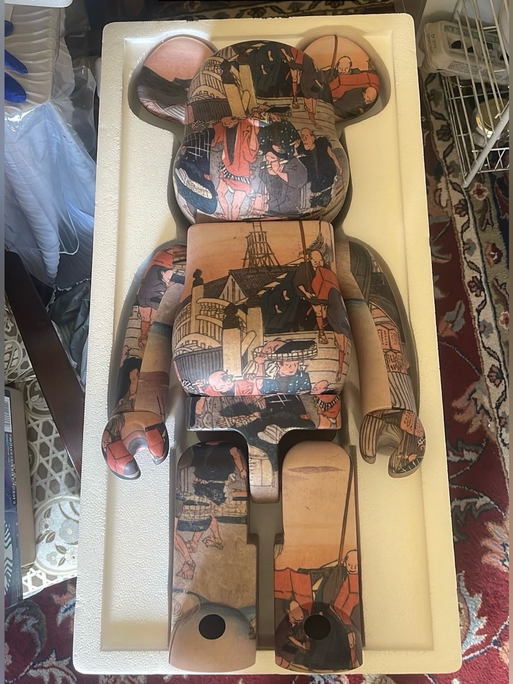 Bearbrick x Tokyo National Museum Hiroshige Utagawa 1000%
